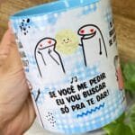 Lua Azul Flork - Arte Avulsa Caneca