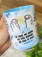Lua Azul Flork - Arte Avulsa Caneca