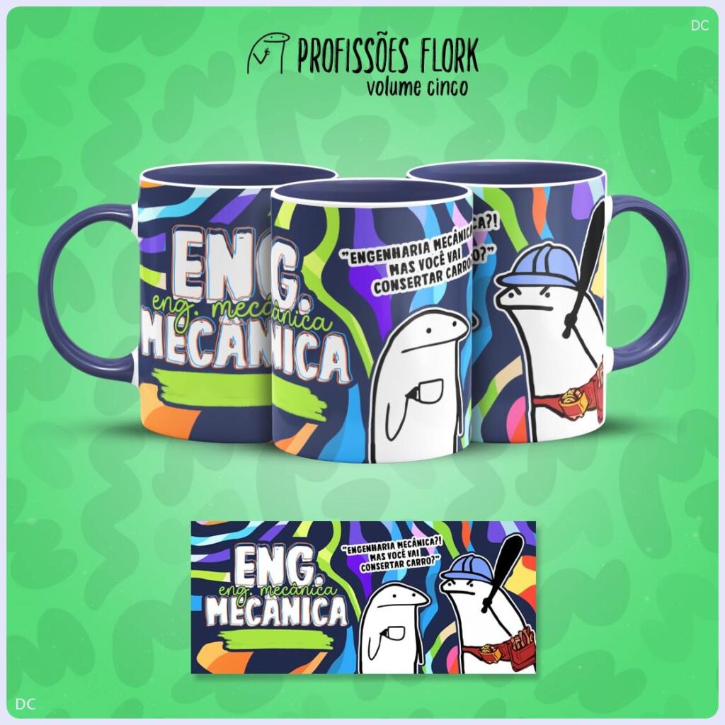 Flork Profissoes - Vol 5 - Artes p/Canecas (Lab51) - Imagem 9