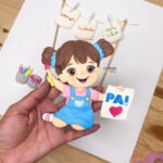 Menina Pintando - Topo de Bolo