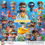 Fundo do Mar 3D - Kit Digital