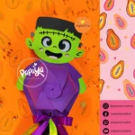 Porta Doces | Frankenstein - Arquivo de Corte (Papaya)