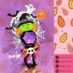 Porta Doces | Bruxinha - Arquivo de Corte (Papaya)