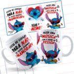 Lista do que não fazer - Stitch - Arte Avulsa Caneca - Imagem 4