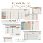 Planilha de Precificação (Criativa Afetiva)