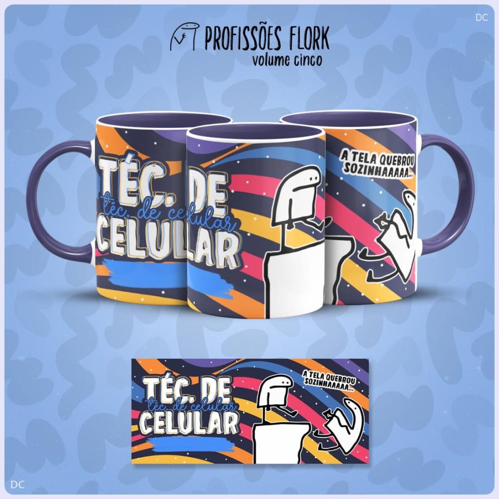 Flork Profissoes - Vol 5 - Artes p/Canecas (Lab51) - Imagem 20