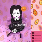 Porta Bombom | Wandinha - Arquivo de Corte (Papaya)