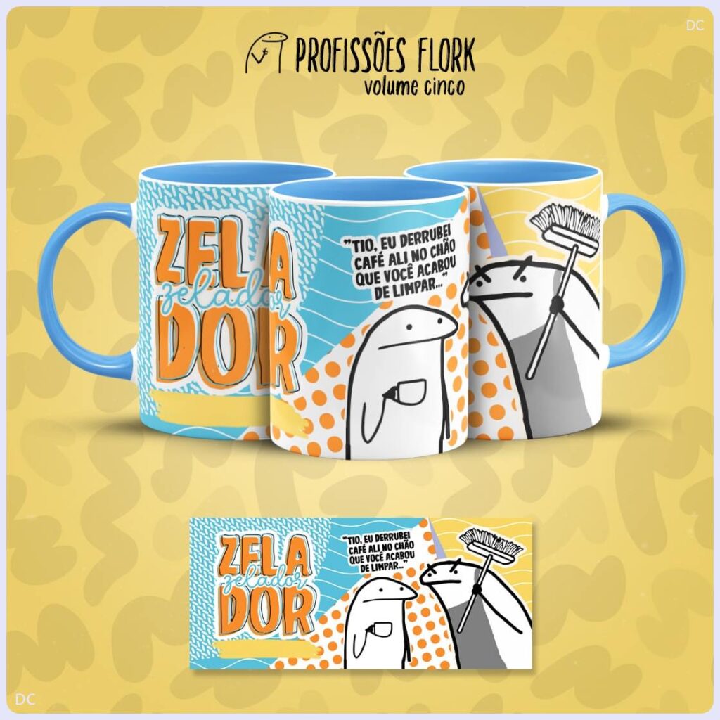 Flork Profissoes - Vol 5 - Artes p/Canecas (Lab51) - Imagem 23
