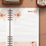 Agenda Permanente 2DPP - Coleção Floral Boho (Bicho Papel)