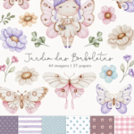 Jardim das Borboletas - Kit Digital (Ni Studio)