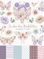Jardim das Borboletas - Kit Digital (Ni Studio)