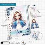 Caderno Nossa Senhora das Graças - Encadernação (Abelinha Arquivos) - Imagem 2