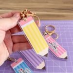 Arquivo Digital | Chaveiro Lápis (Letterinhas) - Imagem 3