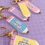 Arquivo Digital | Chaveiro Lápis (Letterinhas) - Imagem 2