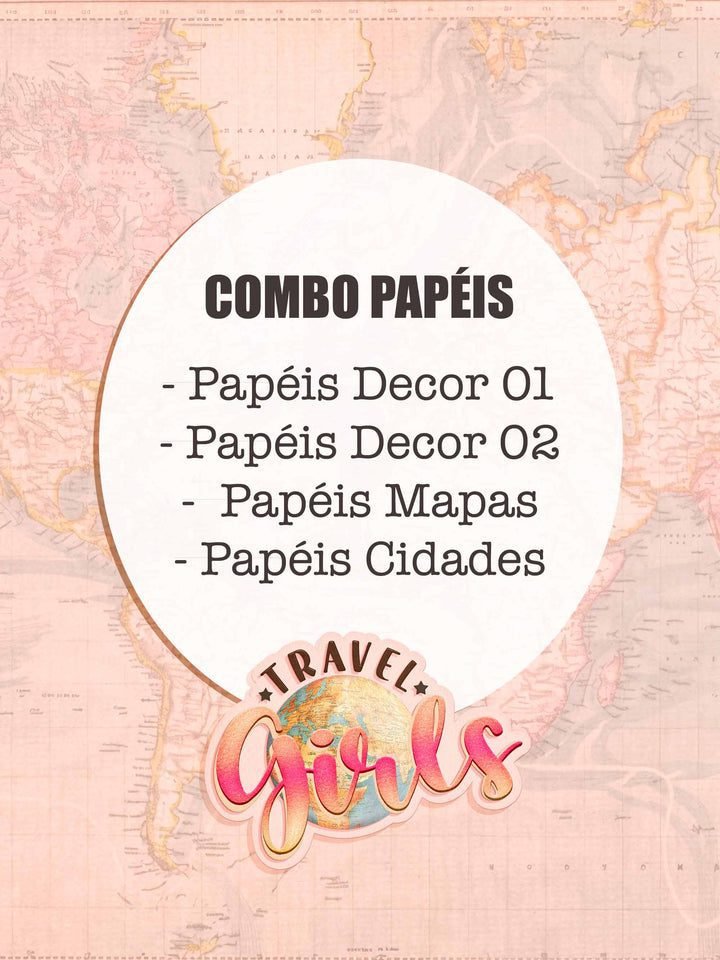 Travel Girls - Combo Papéis (Tita) - Imagem 1