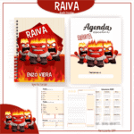 Raiva - Divertidamente - Kit Escolar (Pamella Vieira) - Imagem 2