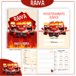 Raiva - Divertidamente - Kit Escolar (Pamella Vieira) - Imagem 5