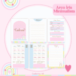 COMBO Arco Íris Minimalista - Capas e Miolos 2025 (Pamella) - Imagem 2
