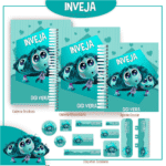 Inveja - Divertidamente - Kit Escolar (Pamella Vieira)