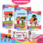 3 Palavrinhas Menina- Kit Escolar 2025 (Pamella Vieira)