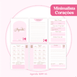 COMBO Minimalista Corações - Capas e Miolos 2025 (Pamella) - Imagem 4