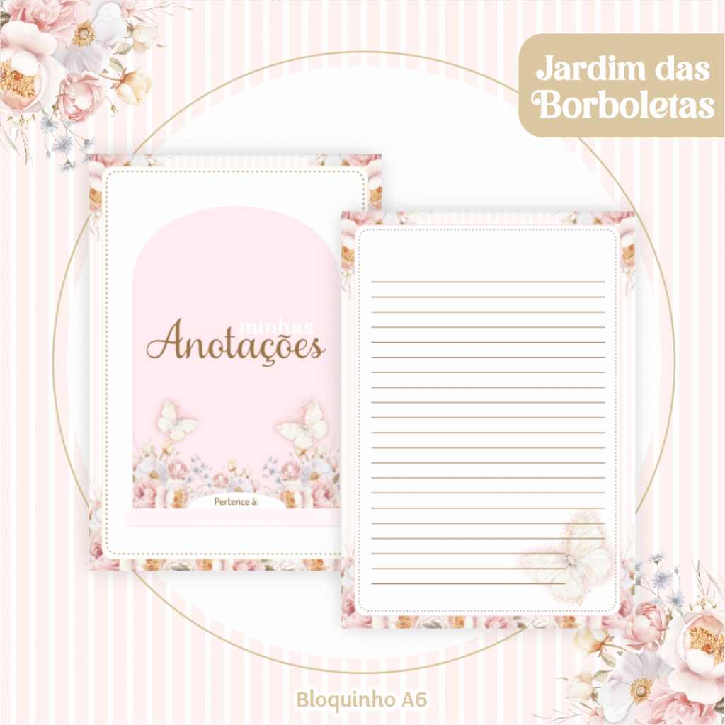 COMBO Jardim das Borboletas - Capas e Miolos 2025 (Pamella) - Imagem 8