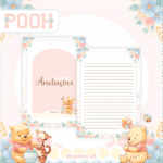 COMBO Ursinho Pooh - Capas e Miolos 2025 (Pamella) - Imagem 9