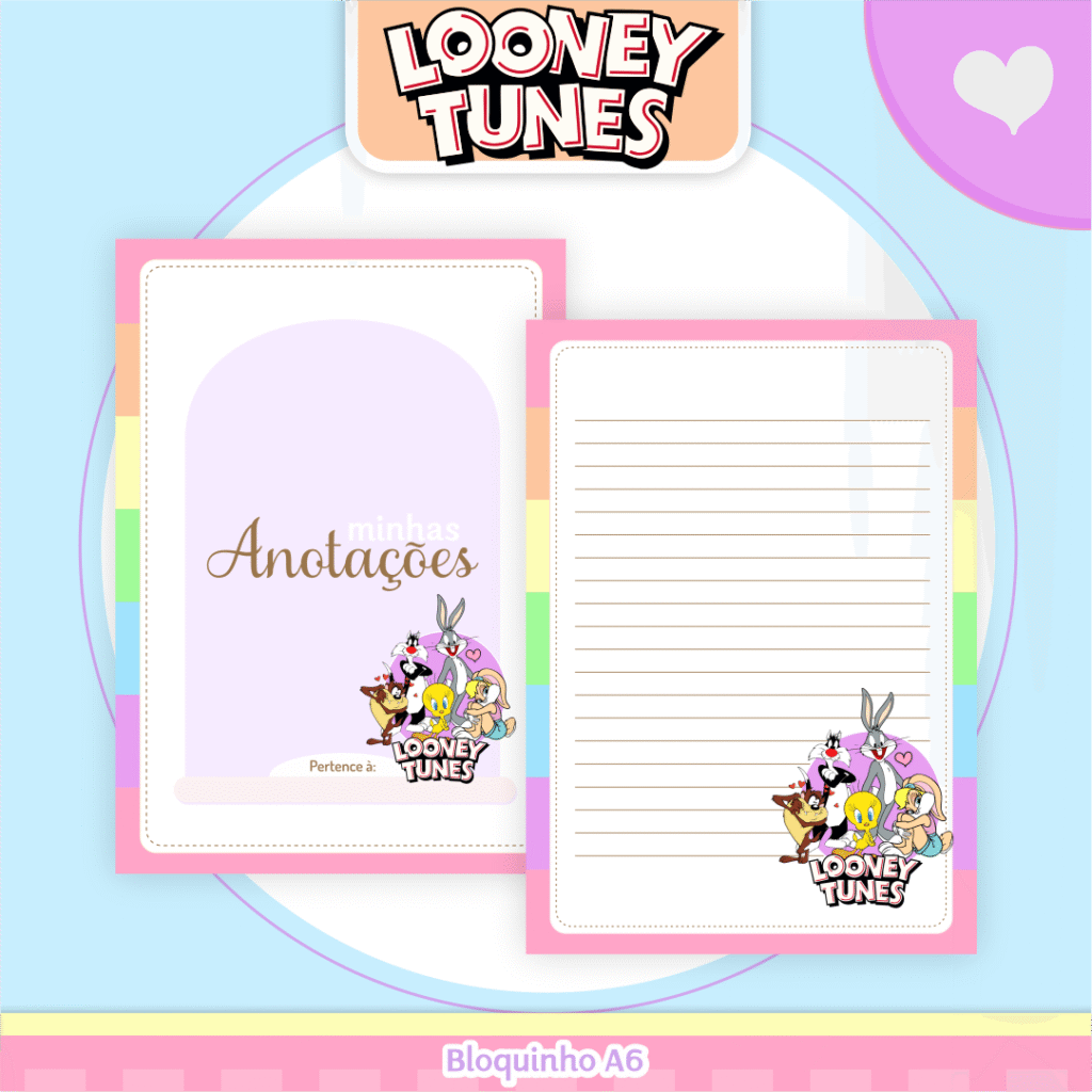 COMBO Looney Tunes - Capas e Miolos 2025 (Pamella) - Imagem 8