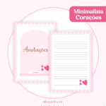 COMBO Minimalista Corações - Capas e Miolos 2025 (Pamella) - Imagem 6