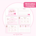 COMBO Minimalista Corações - Capas e Miolos 2025 (Pamella) - Imagem 7