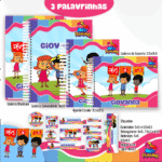 3 Palavrinhas Menina- Kit Escolar 2025 (Pamella Vieira) - Imagem 2