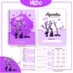 Medo - Divertidamente - Kit Escolar (Pamella Vieira) - Imagem 3