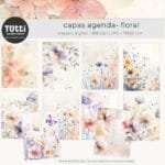 Capas agenda Floral | Aquarela