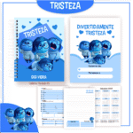 Tristeza - Divertidamente - Kit Escolar (Pamella Vieira) - Imagem 4
