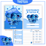 Tristeza - Divertidamente - Kit Escolar (Pamella Vieira) - Imagem 5