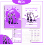 Medo - Divertidamente - Kit Escolar (Pamella Vieira) - Imagem 5