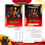 Deadpoll e Wolverine- Kit Escolar 2025 (Pamella Vieira) - Imagem 7