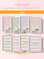 Agendamentos Manicure e Nail Designer 2025 (Branco Papel) - Imagem 4