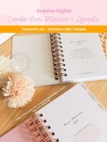 COMBO Mini Planner e Agenda 2025 (Branco Papel)