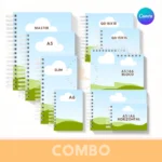 COMBO Mockups de Encadernação | Canva (Sara Estudio)