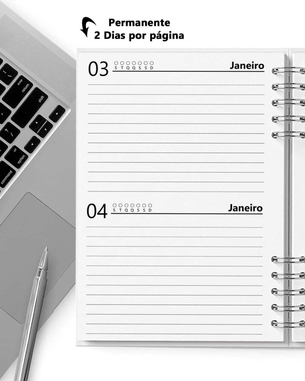 Super COMBO 10 Agendas 2025 e Permanente Masculina com 5 Modelos de Capa (Bicho Papel) - Imagem 11