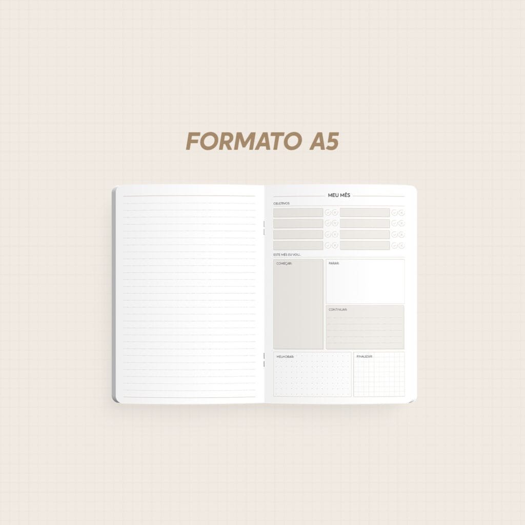 Super Combo Planner Trimestral + Trimestral Slim 2025 – Brochura (Nilmara Quintela) - Imagem 4