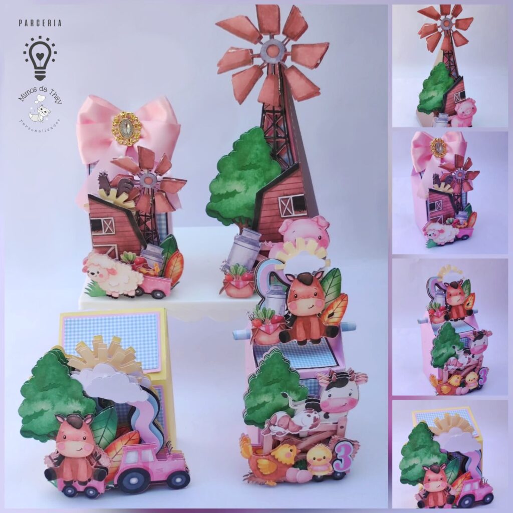 Fazendinha Menina- Kit Festa Avulsa - Imagem 1