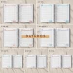 COMBO Agendamentos 2025 + Perm. Datado + Perm. Não Datado Col. Vagalume (Amarantto) - Imagem 7