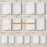 COMBO Agendamentos 2025 + Perm. Datado + Perm. Não Datado Col. Vagalume (Amarantto) - Imagem 8