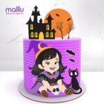 Halloween Menina -Topo Bolo