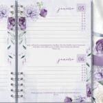 Agenda Permanente 2DPP Versículos - Violeta (Bicho Papel)