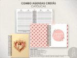 COMBO Agendas Católicas | Datadas e Permanentes (Moldes da Lê)