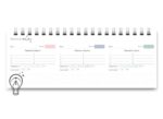 Miolo – DeskPlanner Cores 2025 (Trilha do Papel) - Imagem 3