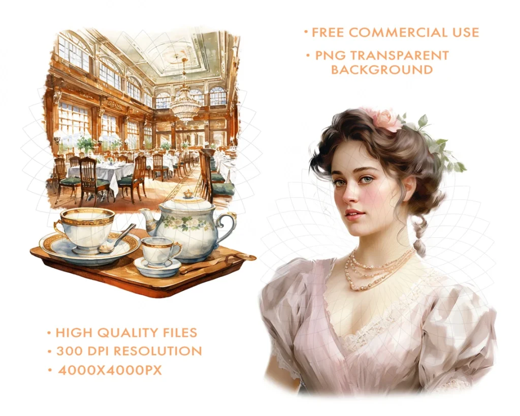 Titanic Vintage - Kit Digital - Imagem 3